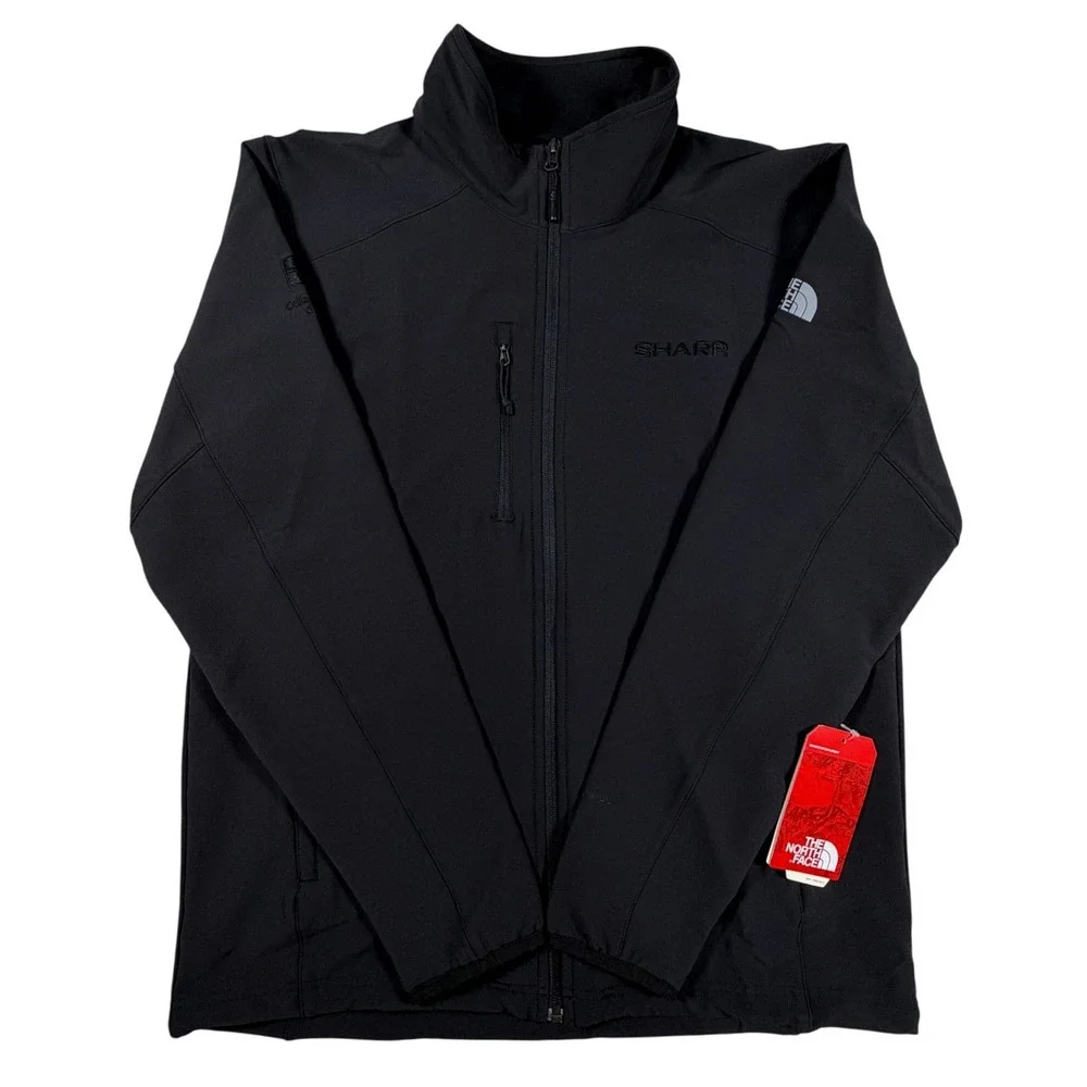 The North Face Mens WindWall SS Stretch Softshell Jacket Black NF0A3LGV M‎ NEW